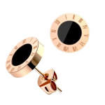 MINDJUSE BLACK ROUND ROSE GOLD