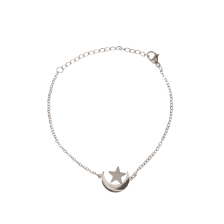NARUKVICA MOON AND STAR SILVER