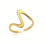 WAVE RING GOLDEN