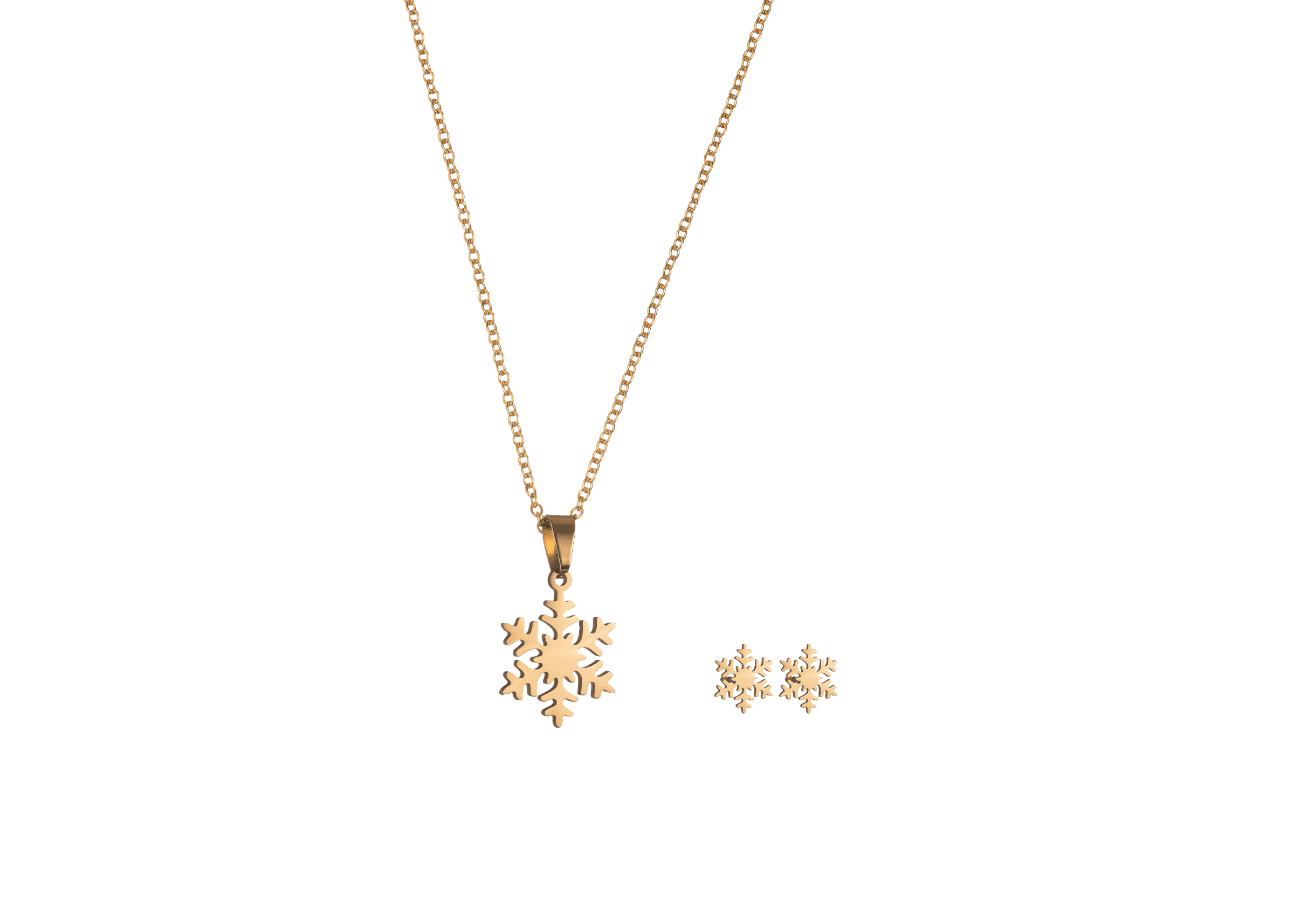 SET-SNOWFLAKE-GOLDEN